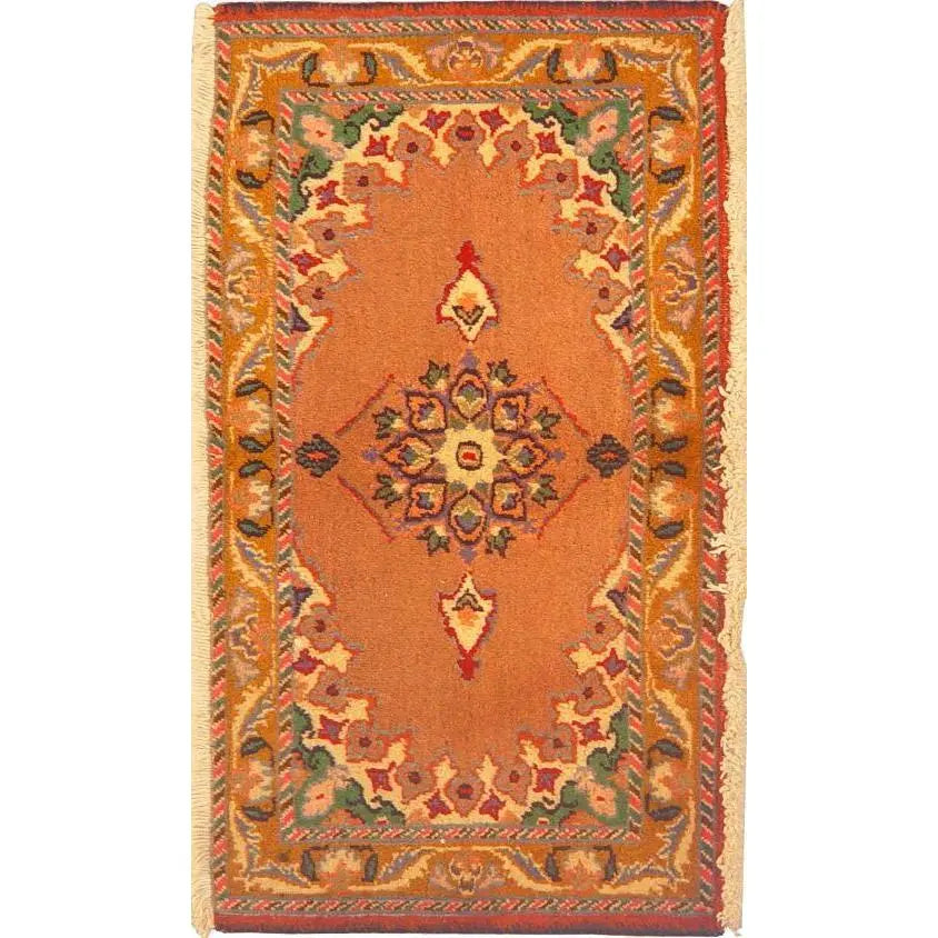 One Of The Kind Persian Turkman Rug 2'11" x 1'6"